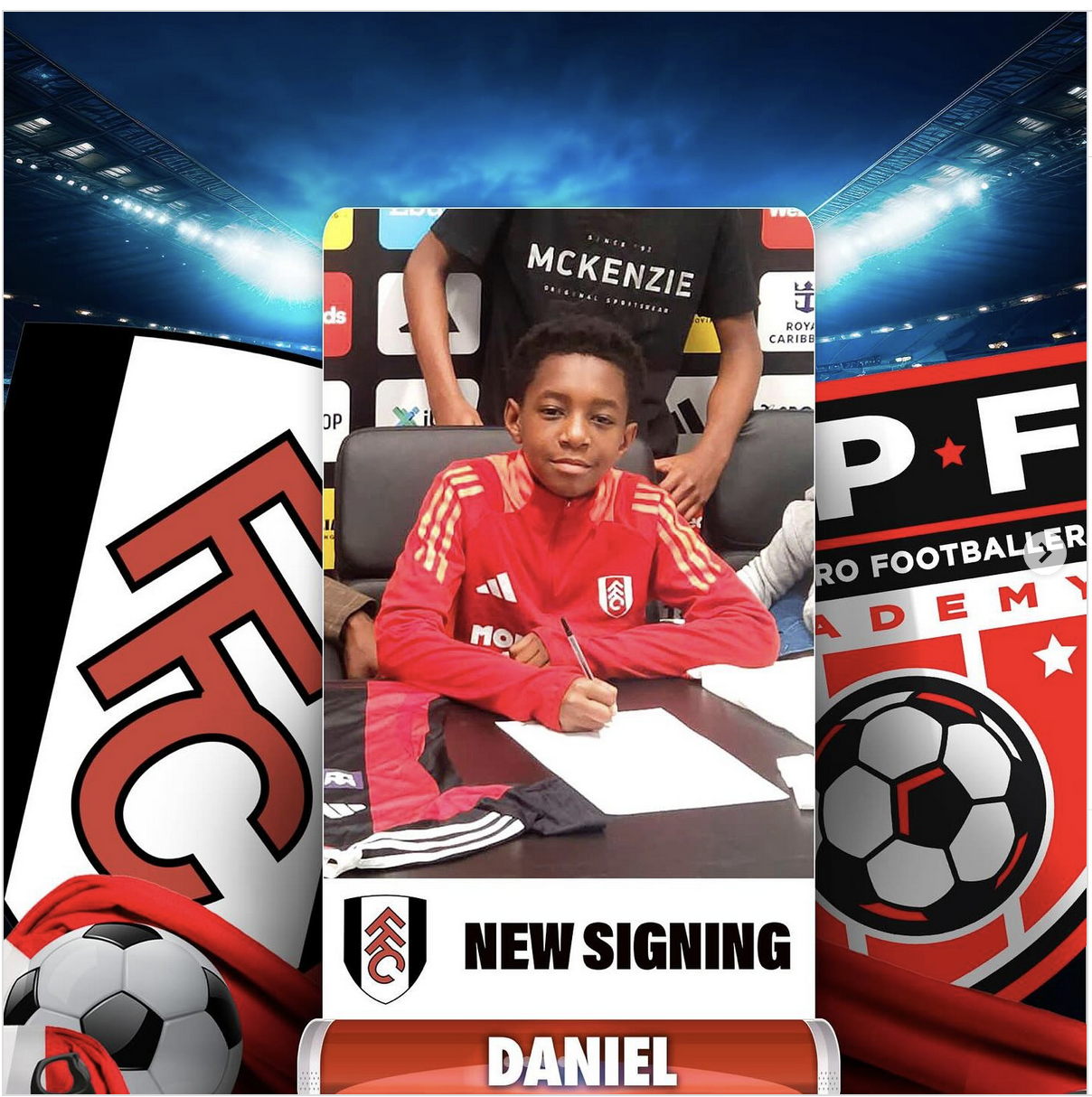 DANIEL SIGNED FOR FULHAM IN 2025