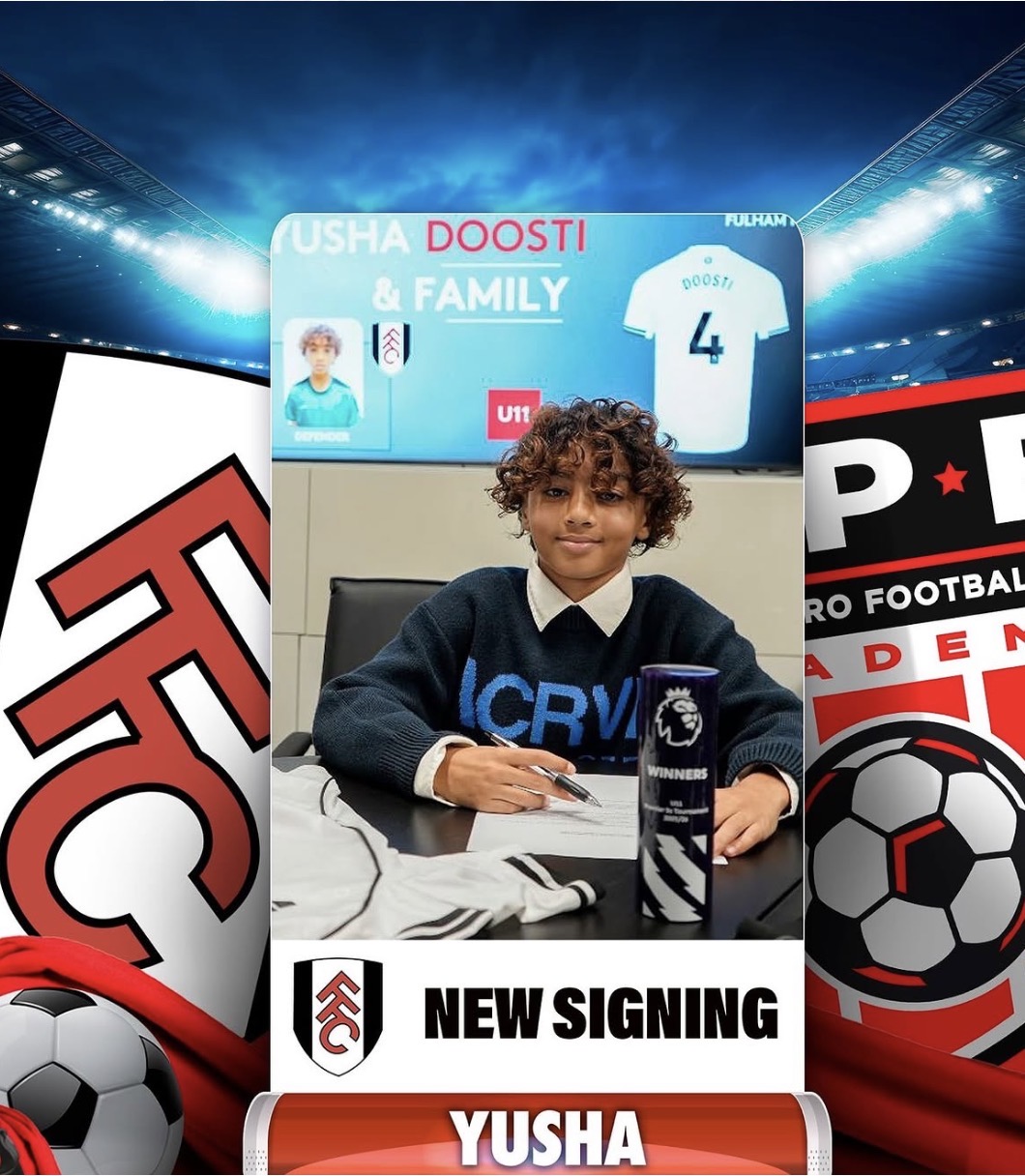 Yusha Signs for Fulham