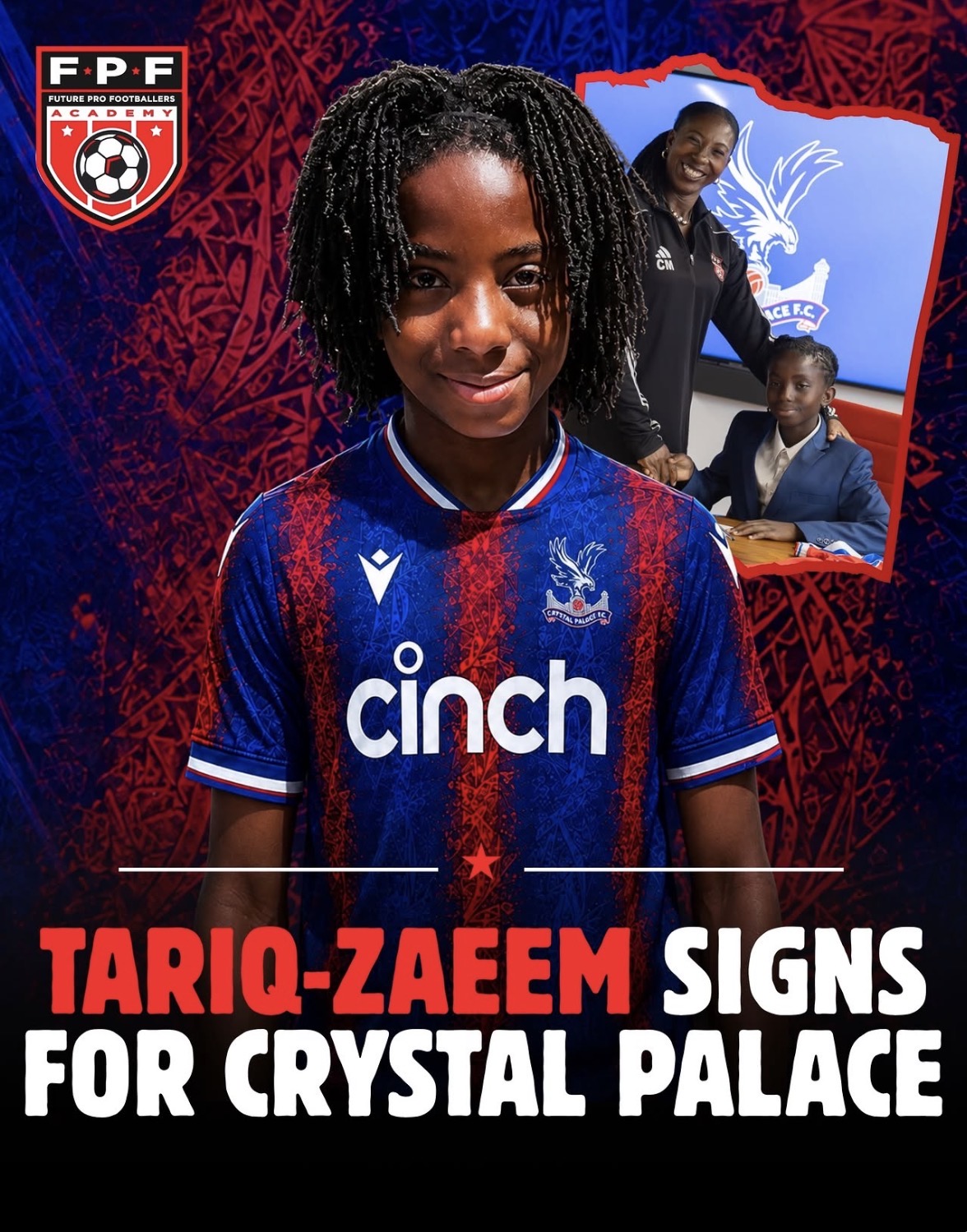 Tariq-Zaeem Signs for Crystal Palace